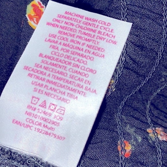 No boundaries boho floral top size 11-13 - Picture 6 of 7